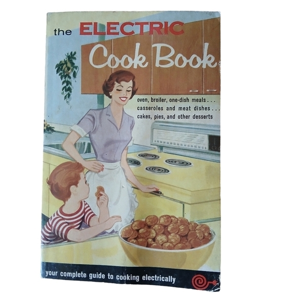 Vintage 60's Cook Book 'Electric Cook Book' Paperback Marguerite Fenner - Picture 1 of 10